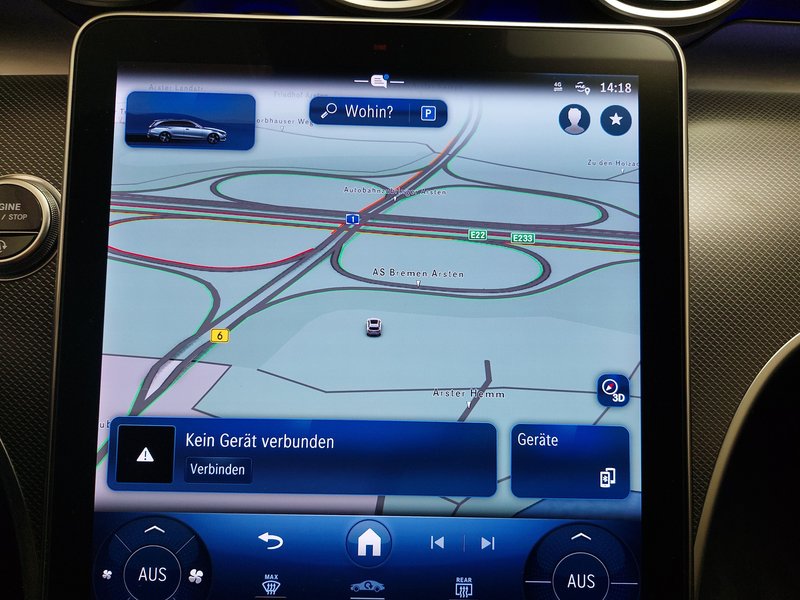 Mercedes-Benz C 220 d karavan automatik Avantgarde • 360° kamera • ACC — 19