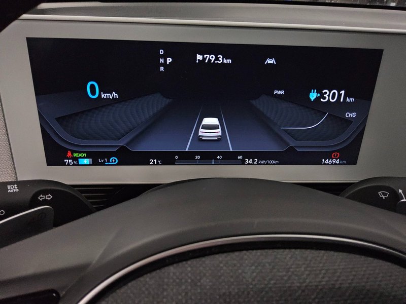 Hyundai Ioniq 5 • digitalni instrumenti • ACC — 8