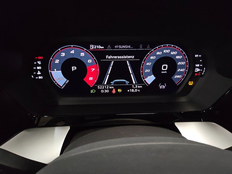 Audi A3 Sportback 35 TFSI S line automatik • digitalni instrumenti — 8